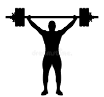 Weightlifting Silhouette Stock Illustrations – 7,739 ...